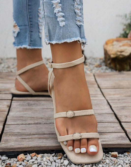 Sandales à bout unique pour femme